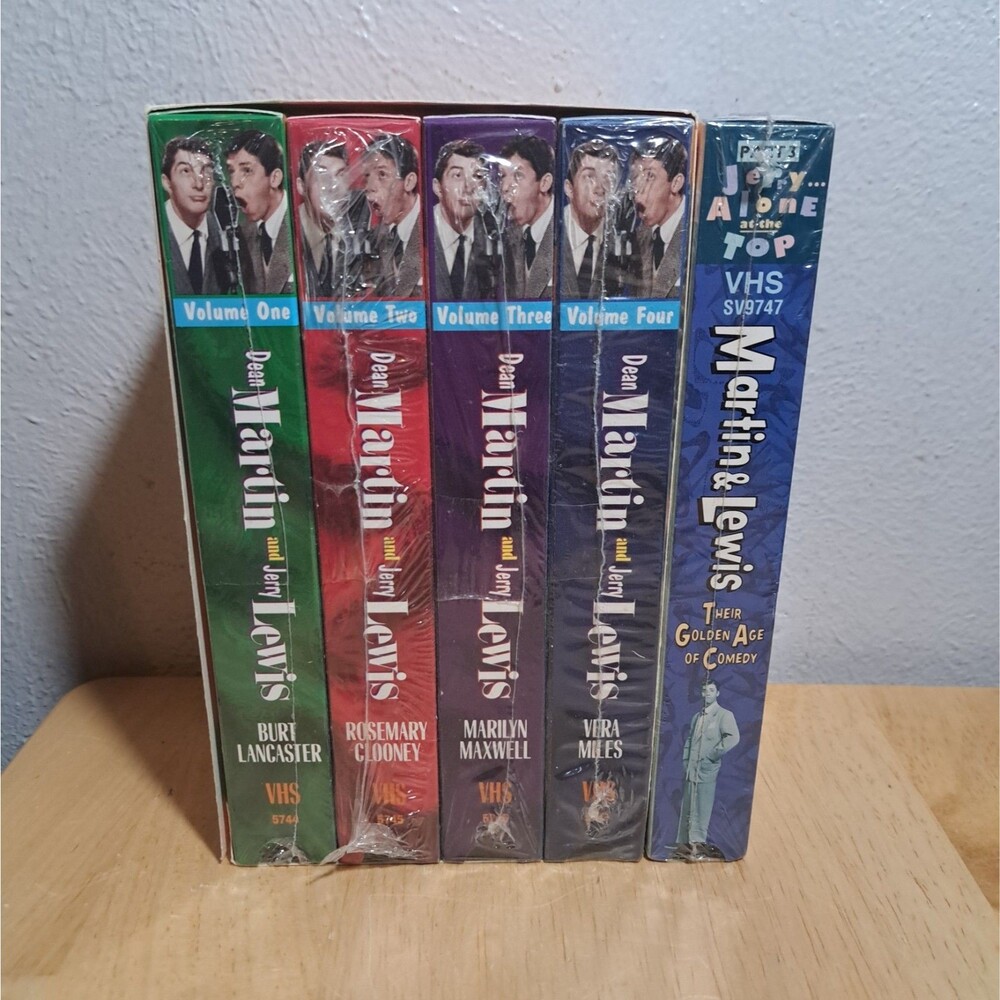 Dean Martin Jerry Lewis 4 Pack VHS, 2001, 4-Tape Set) & Their Golden Age Comedy